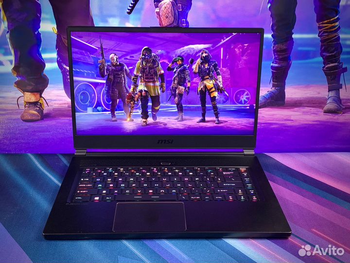 Ноутбук MSI Stealth / i5 + GTX 1660 Ti MAX-Q