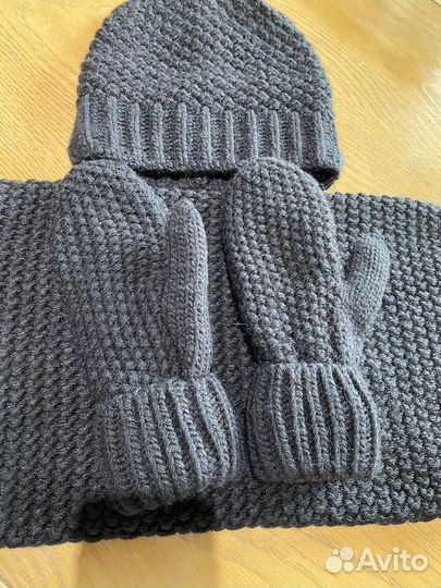 Комплект шапка и снуд женский