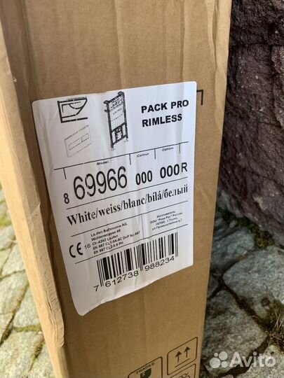 Laufen Installation System CW-1 Инсталляция с бачк