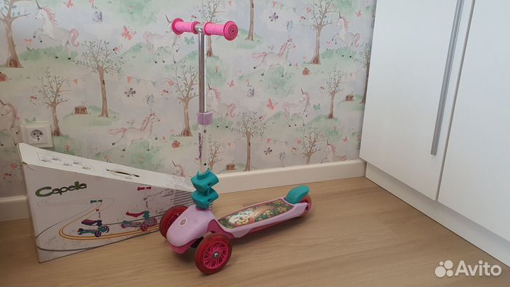 Самокат Capella трёхколёсный