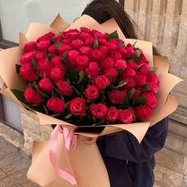 Цветы 101 роза, Махачкала