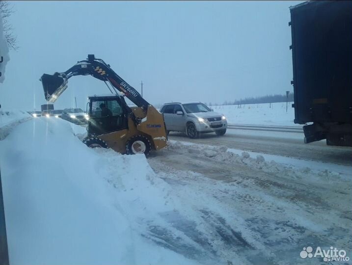 Услуги минипогрузчика с доп навесным оборудованием