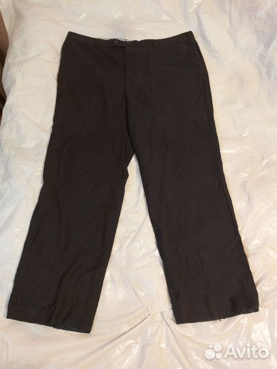 Брюки лёгкие размер 58 черные классические