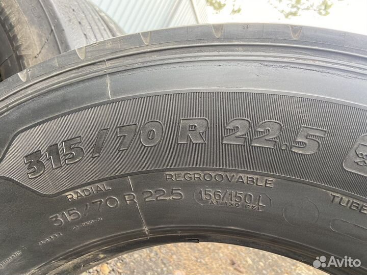 Грузовые шины б/у Michelin 315/70/R22.5 Energy