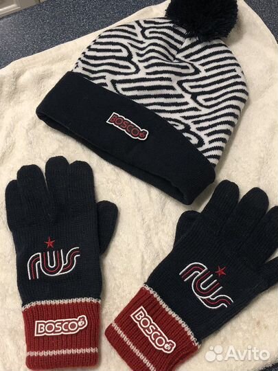 Перчатки + шапка bosco