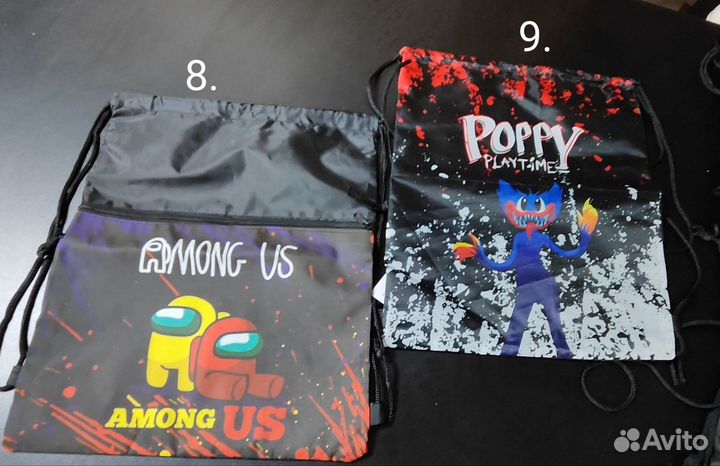 Мешки для обуви школьные детские