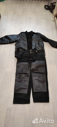 Сварочный костюм спилковый-кожаный