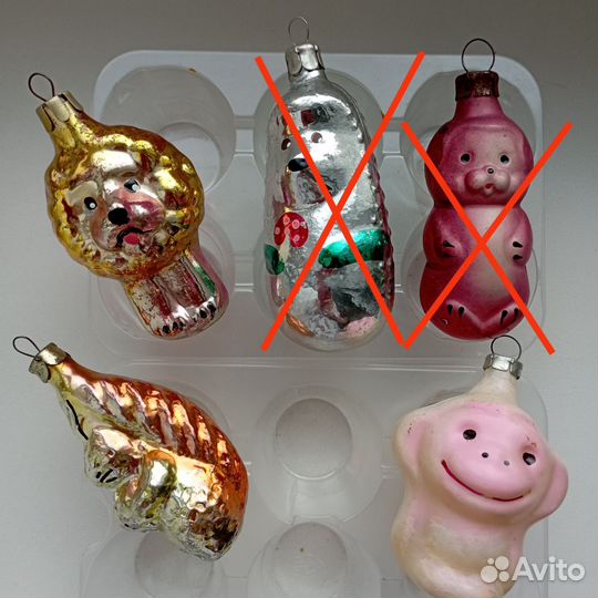 Елочные игрушки СССР