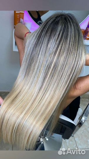 Кератиновое выпрямление волос