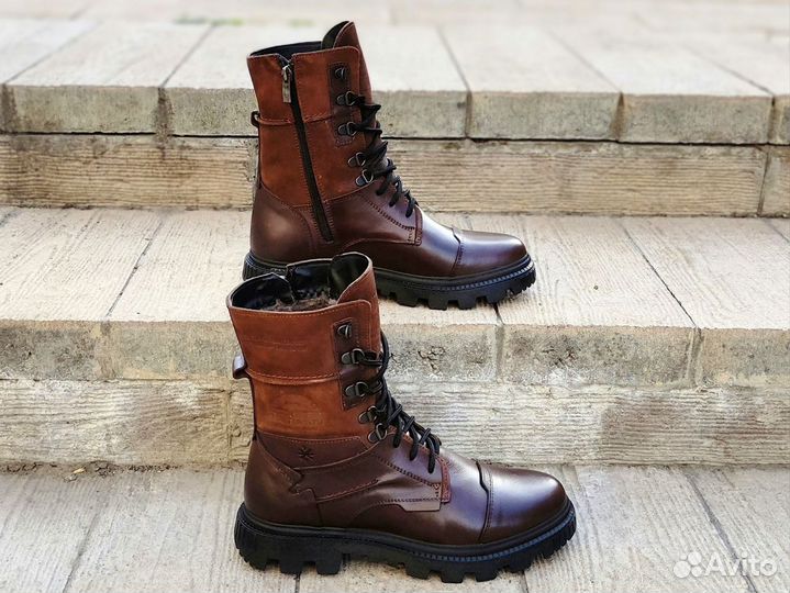 Ботинки зимние кожаные стильTimberland Merrell