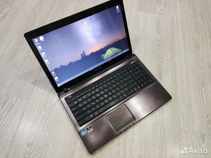 Металлический Asus k53s SSD / core i5/ 8gb
