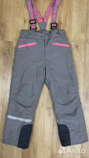 Брюки болоневые для девочки, штаны