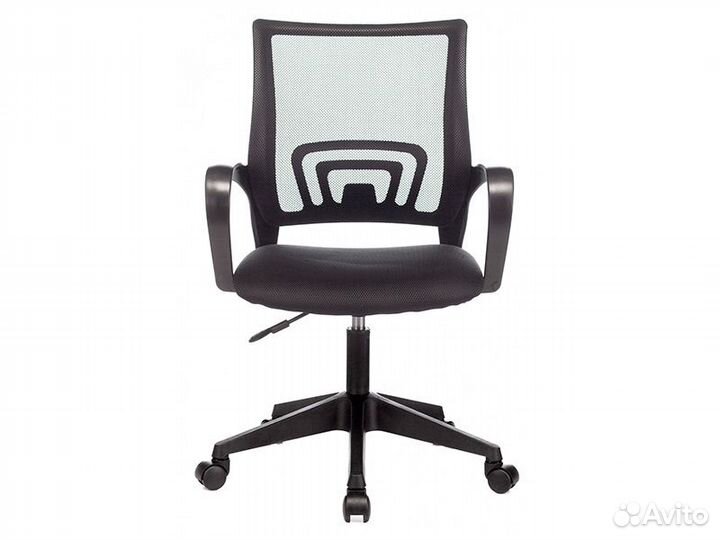 Кресло Бюрократ сн-695 пластик черный/сетка черна