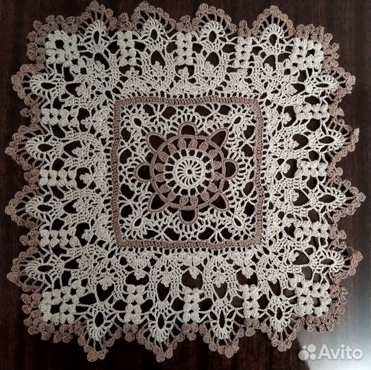 Новые ажурные салфетки ручной работы