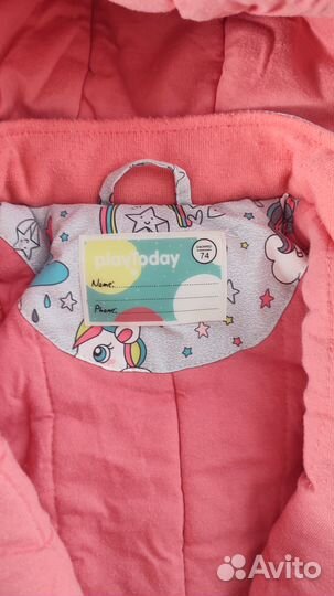 Комбинезон весна осень на девочку 74