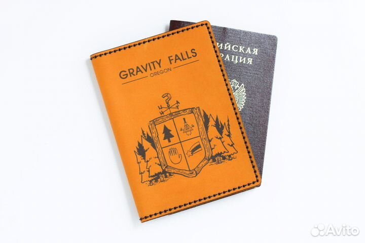 Чехол для паспорта из натуральной кожи