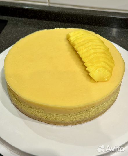 Чизкейк манго-маркуйя