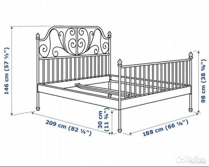 Кровать IKEA 160 200 бу