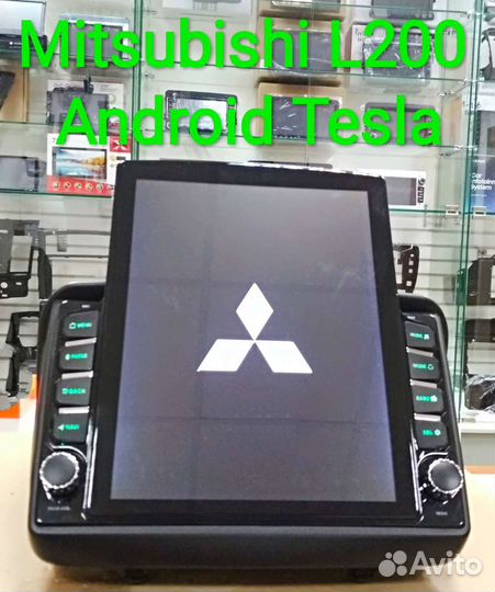 Mitsubishi l200 рамка для магнитолы Android