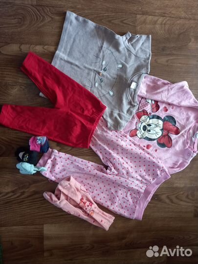 Детские вещи пакетом для девочки 80,86 размер
