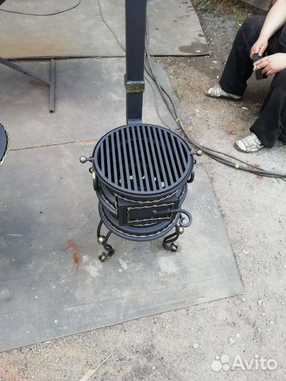 Печь под казан, для рыбалки, и отдыха на природе