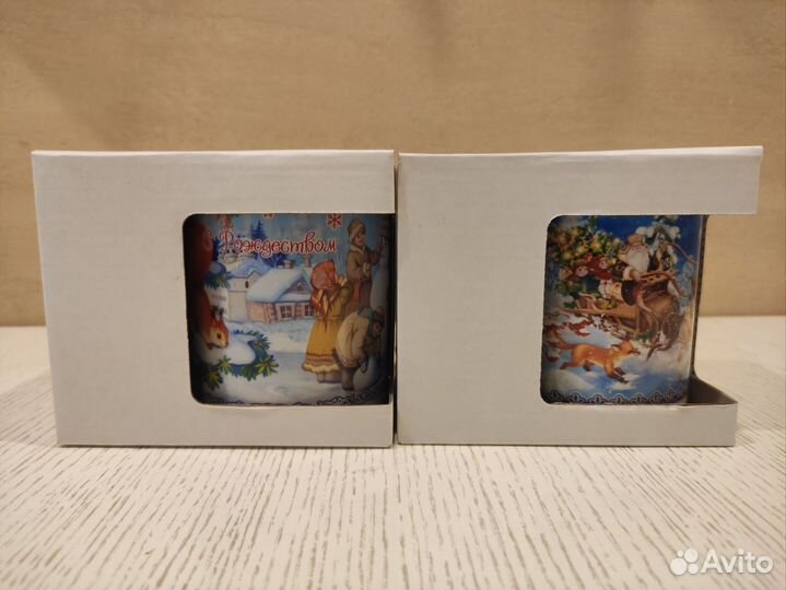 Кружки новые С Рождеством