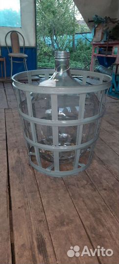 Бутыль стеклянный 50 литров