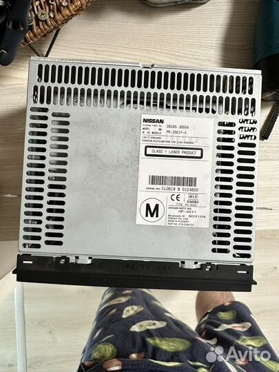 Штатная магнитола nissan qashqai j10 с рамкой