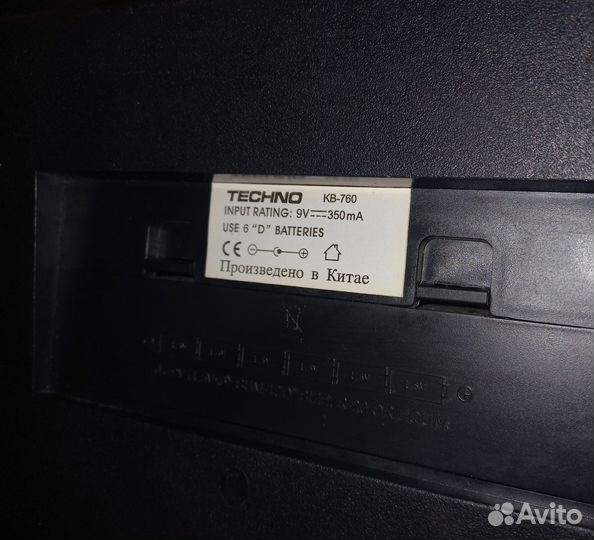 Синтезатор techno kb 760