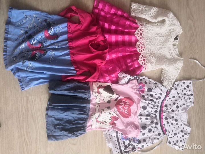 Пакет вещей на девочку 98-110