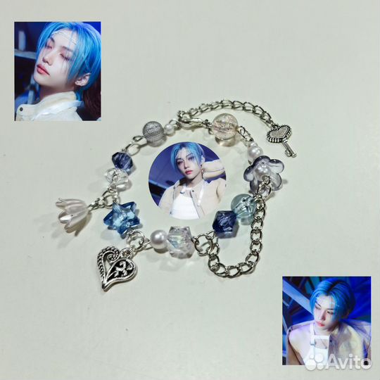 Парные браслеты из бусин kpop Stray Kids