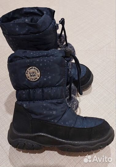 Зимние сапожки для девочки р.28