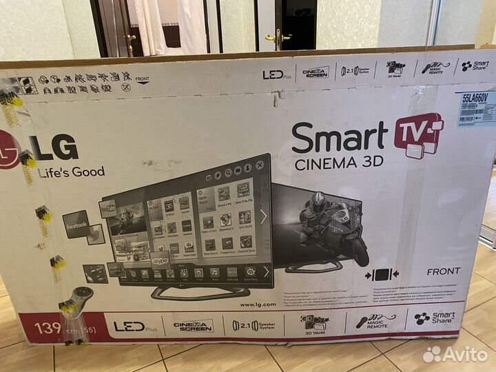 Продается телевизор на запчасти 55 диагональ