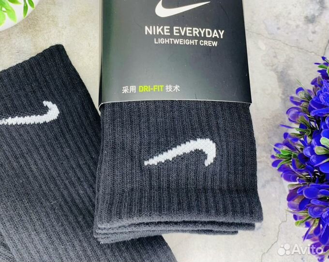 Носки Nike Everyday чёрные