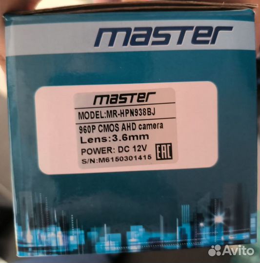 Видеокамера AHD Master MR-HPN938BJ