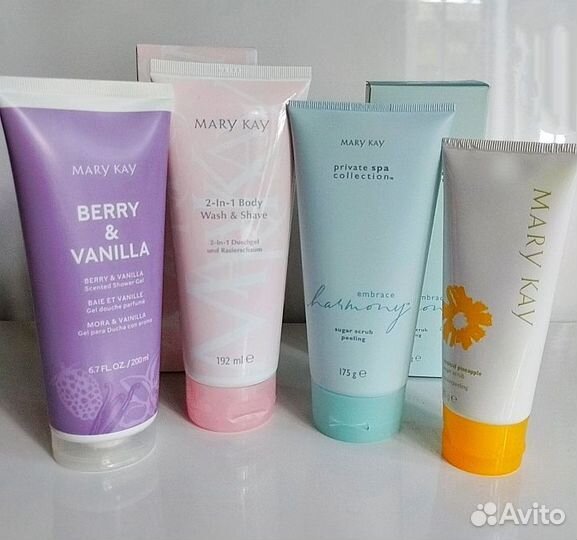 Гель для душа Mary Kay, Лосьон, Мыло