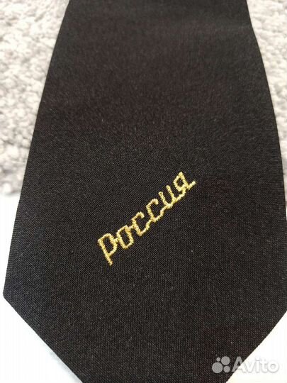 Галстук офицерский с гербом Россия