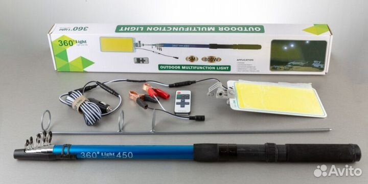 Кемпинговый телескопический фонарь-светильник- лам