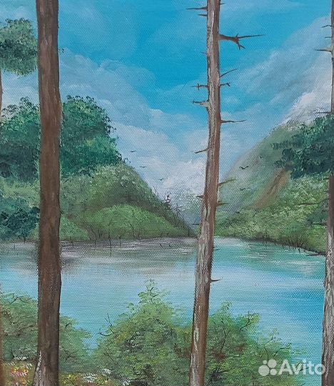 Авторская картина маслом 