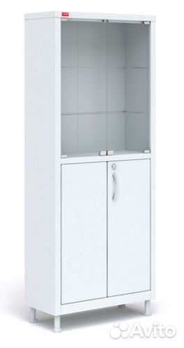 Шкаф белый металлический