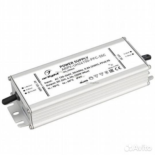 Блок питания arpv-UH24150-PFC-55C (24V, 6.3A, 150W