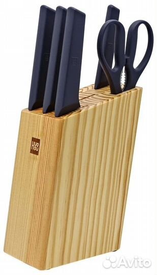Набор кухонных ножей с подставкой Xiaomi HU0058