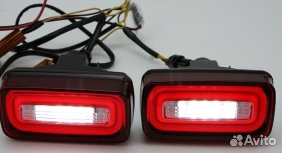 Фонари в задний бампер Гелендваген