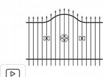 Кованая секция Аврора для забора 2.5x1.9 м