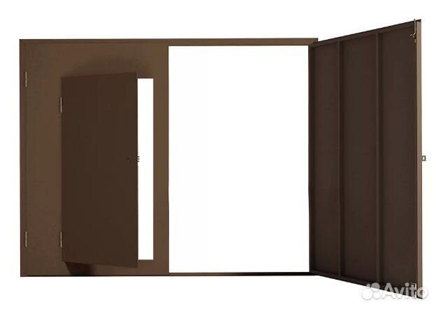 Ворота гаражные металлические