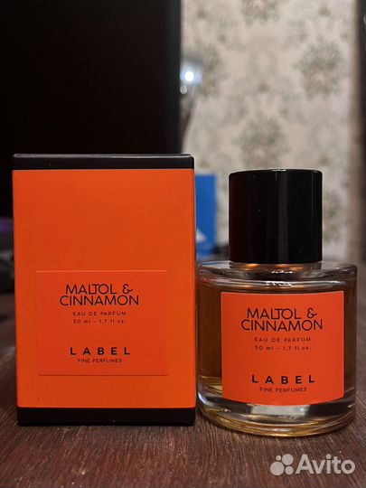 Парфюмерная вода label maltol & cinnamon