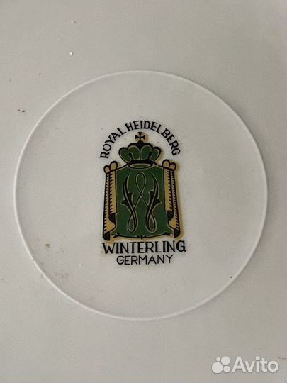 Тарелки Winterling. Германия 1917г