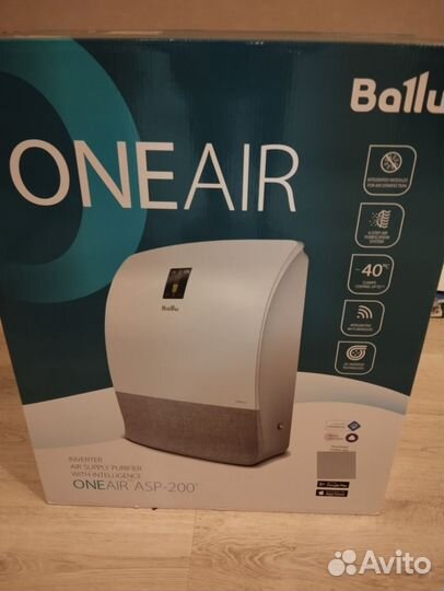 Приточный очиститель воздуха Ballu Oneair ASP-200S