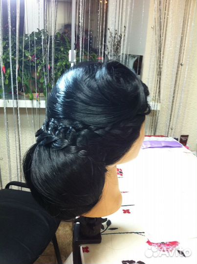 Плетение кос с канекалоном, причёски