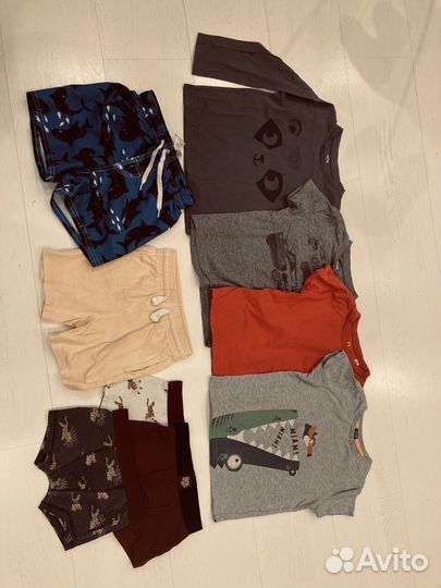 Вещи на мальчика пакетом.Рубашки.Футболки.104(4г.)